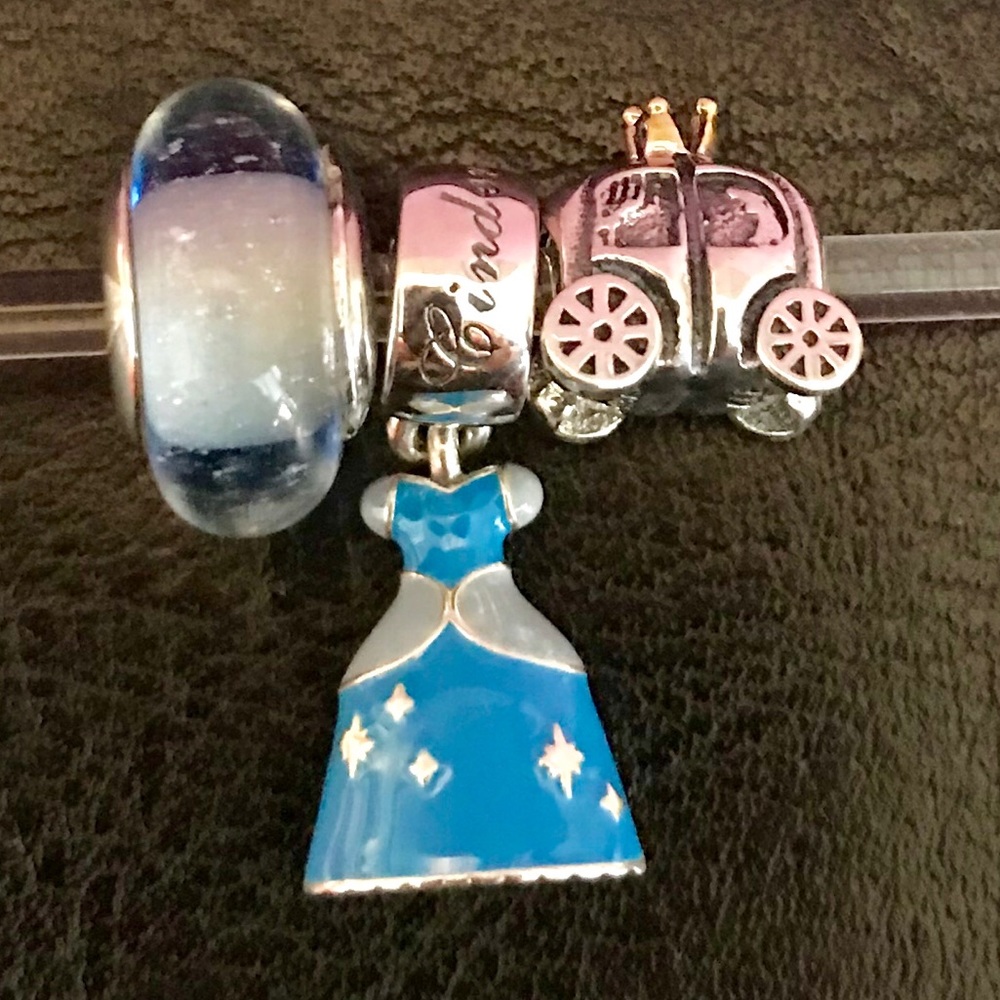 Disney Cinderella European 925S bead set